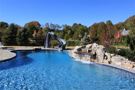 This Project Took Eight Weeks From Start To Finish Pool Waterfall