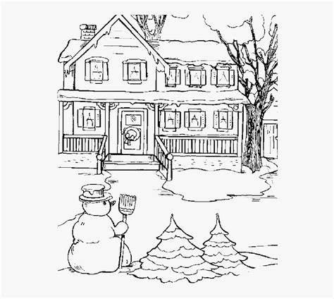 Drawing Of Snow House , Free Transparent Clipart - ClipartKey