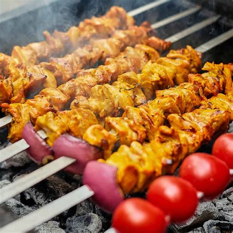 Grilled Chicken Kabobs Joojeh The Delicious Crescent