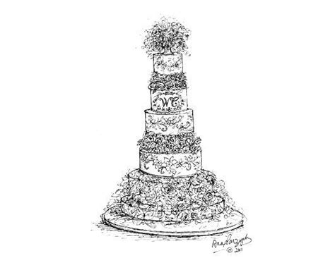 Royal Wedding Cake Sketches Picture Royal Wedding Cake Sketches Abc