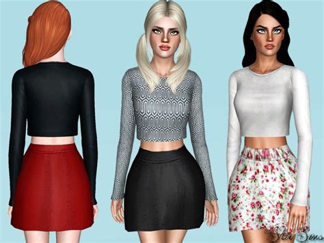 Starsims Spider Sims 3 Cc Clothes Sims 3 Crop Tops