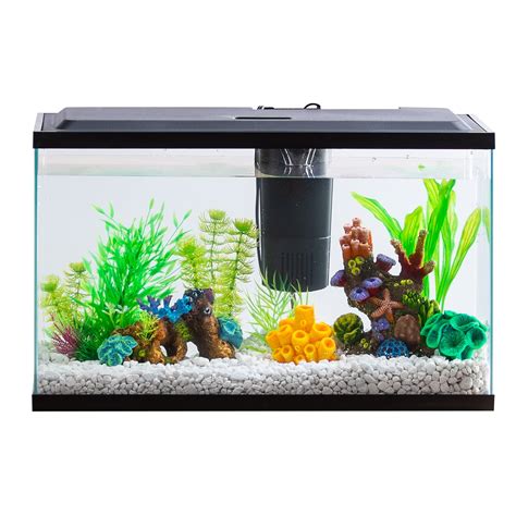 Buy Aqua Culture 10 Gallon Glass Aquarium Starter Kit With Led Lighting