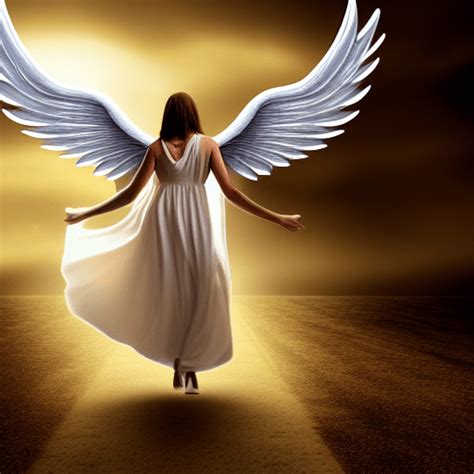 Angel Walking Into Heaven · Creative Fabrica