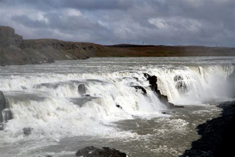 Gullfoss Wasserfall Island Foto And Bild Landschaft