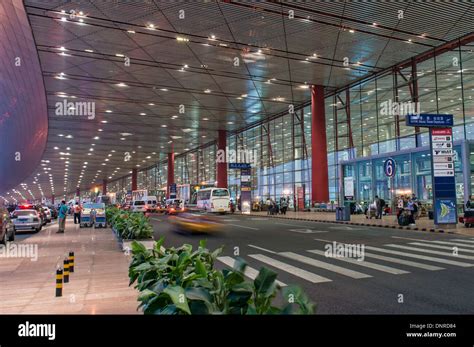 Beijing Capital International Airport In Peking China Stockfotografie