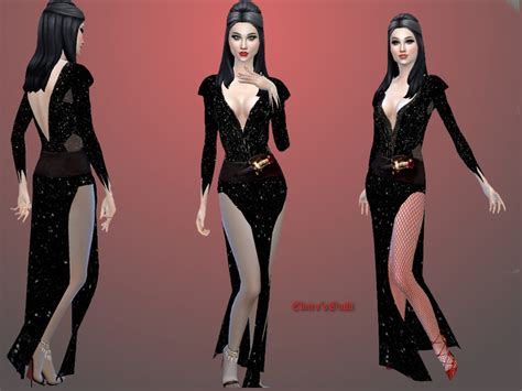 The Sims Resource Elvira S Outfit