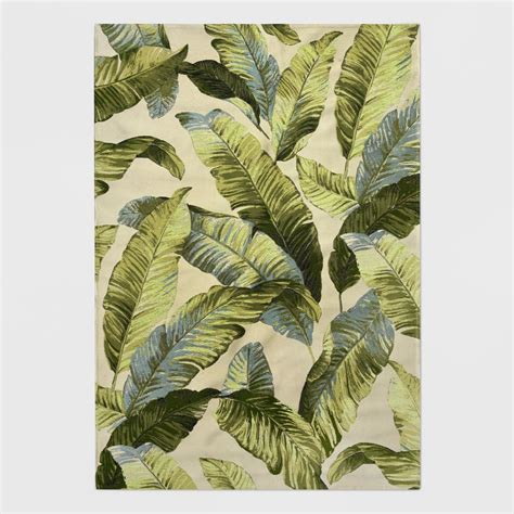 Vacation Tropical Outdoor Rug Best Patio Decor From Target Popsugar