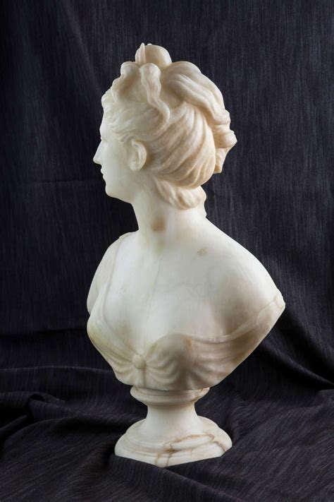 19th Century Solid Marble Bust Of Diana Goddess Of The Hunt At 1stdibs