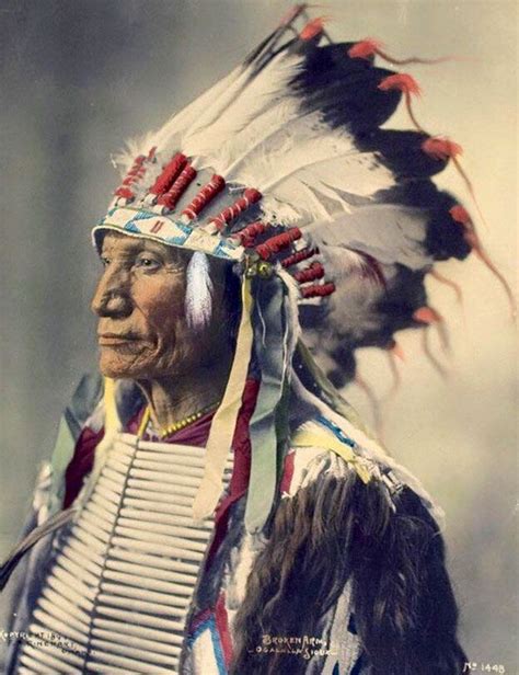 Broken Arm Oglala Lakota Ca 1899 Photo By Fa Rinehart Native