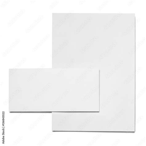 Envelope Letter Card Paper Template Business Stock Photo Adobe Stock