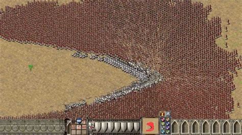 Stronghold Crusader 1000 Knights Vs 9000 Arabian Archers Youtube