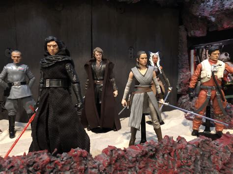 Star Wars The Last Jedi Custom Diorama Black Series Action Figures