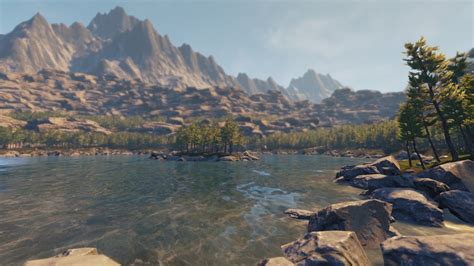 Unreal Engine 4 Mountain Environment Foliagelandscape Test Made In