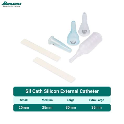 Silicone Romsons Sil Cath Male External Catheter Size 30 Mm At Rs 30