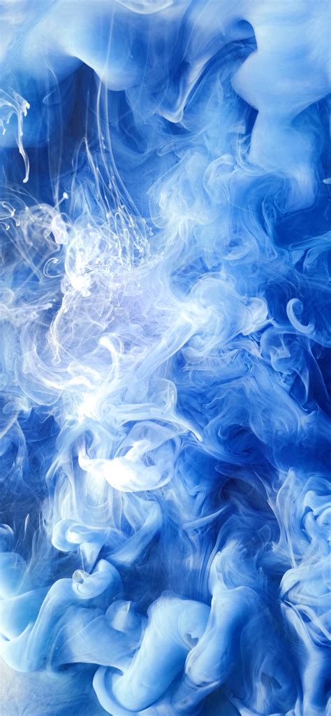 Blue Smoke Abstract Wallpaper