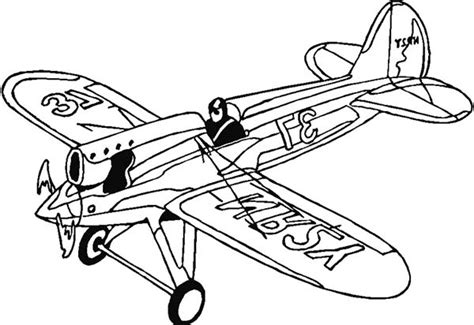 Here is a wonderful collection of coloring pages of airplanes for you to print out. Single Engine Fighter Coloring Page - Download & Print ...