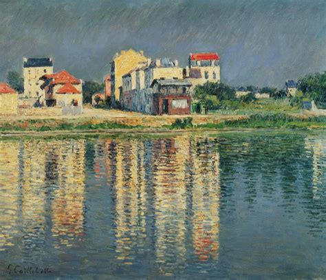 Houses Mirrored In The Water Of The Seine At Argenteuil Oil Painting