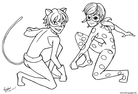 Check spelling or type a new query. Print Miraculous Tales of Ladybug Cat Noir Kids coloring ...