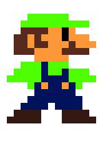 Luigi Walk Sprites Pixel Art Maker Reverasite