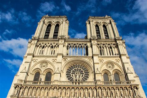 Free Stock Photo Of Facade Of Notre Dame Cathedral