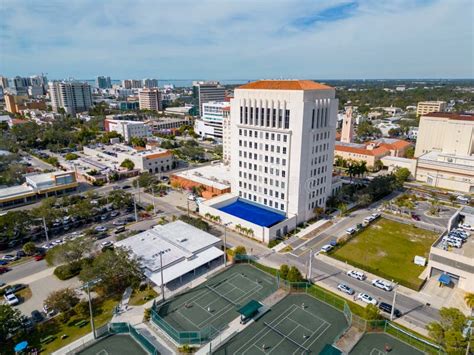 Aerial Photo Sarasota County Law Library Editorial Stock Photo Image