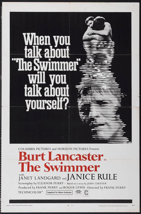 Swimmer Good Movies Movie Posters Vintage