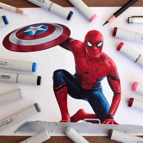 Spiderman Drawing By Stephenward Art