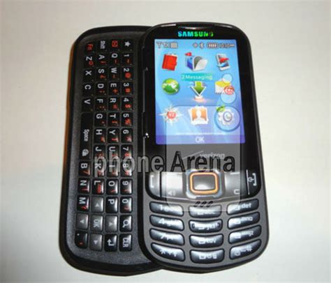 Samsung Intensity Iii Qwerty Feature Phone Pictured For Verizon
