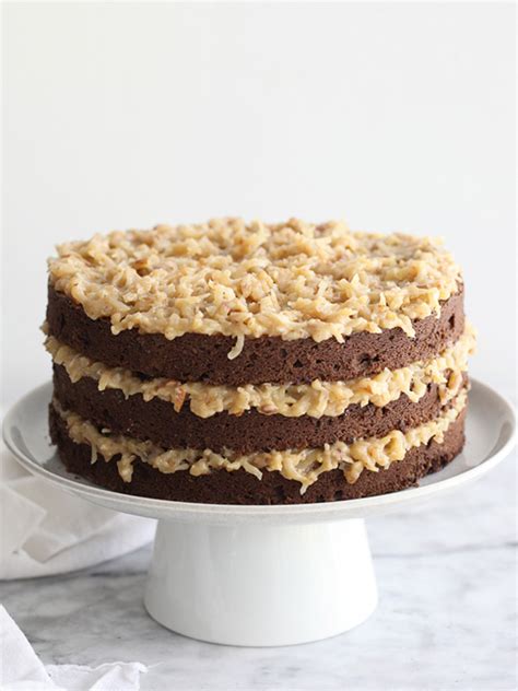 Allow to cool completely on a wire rack before frosting. My Favorite German Chocolate Cake Recipe | foodiecrush .com
