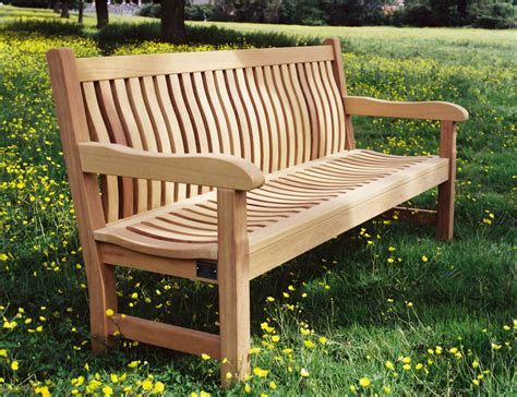 The Scarborough Wooden Garden Bench And Memorial Seat Woodcraft Uk