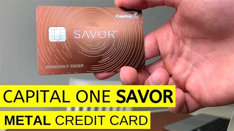 Maybe you would like to learn more about one of these? Capital One Savor Cash Back Metal Credit Card ($500 Sign Up Bonus) - YouTube