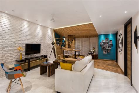 Prismatic Residence Contemporary Living Room Mumbai By V