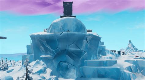 Fortnite Event Leak Polar Peak Iceberg Collapse Castle Destroyed
