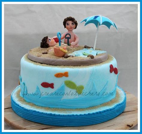 summer cake decorated cake by deborah cakesdecor