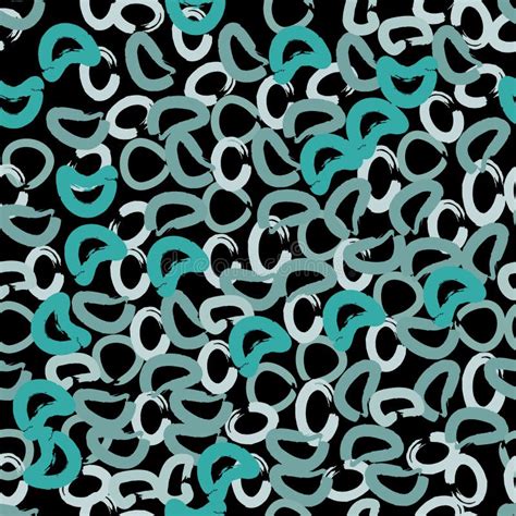 Seamless Abstract Turquoise Pattern Stock Vector Illustration Of
