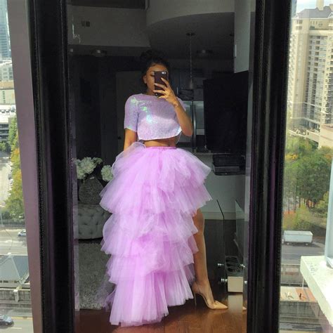 Tiered High Low Tulle Maxi Tutu Skirt With Elastic Waistband In