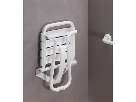 White Foldaway Shower Seat