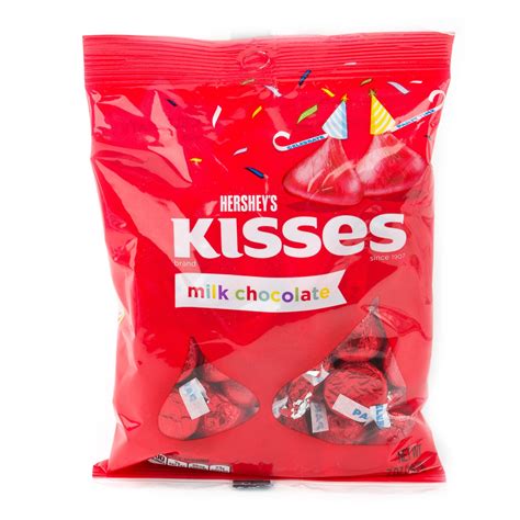 Red Hersheys Kisses Birthday 7 Oz Bag Chocolate Candy Delights