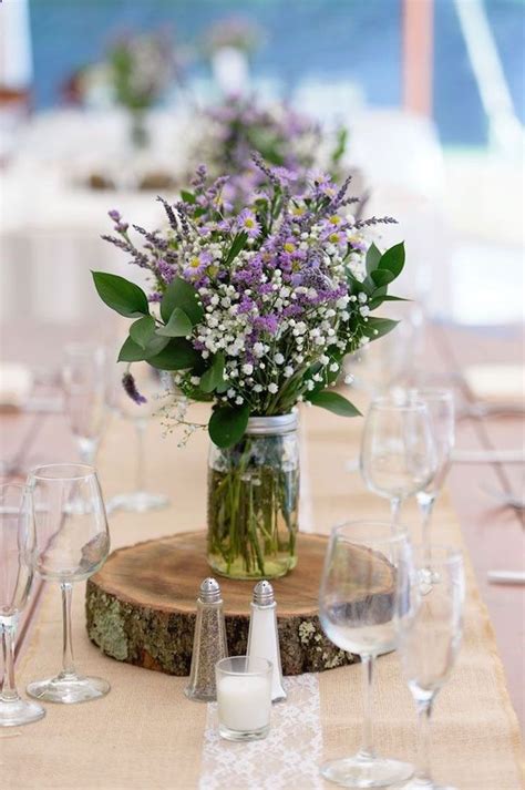 Rustic Wedding Centerpiece For A Rustic Meets Romantic Wedding Ideas Rustic Wedding