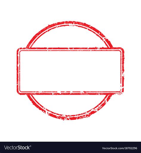 Frame Of Rubber Stamps Royalty Free Vector Image