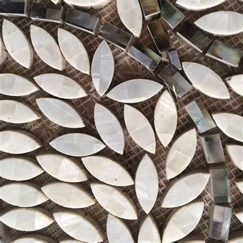 Source Leaf Shape Mosaic Tilewaterjet Tilewater Jet Mosaic Tile On M