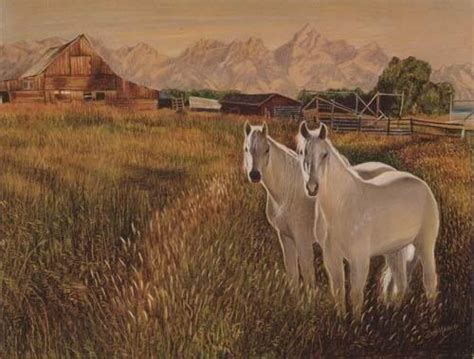 Works Of Don Marco The Master Crayon Artist Pictures With Horses
