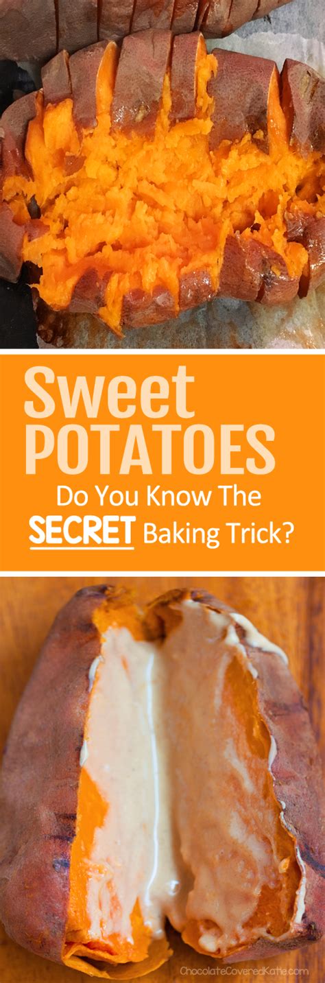 How to bake sweet potatoes preheat the oven to 425°f and line a rimmed baking sheet with parchment paper or aluminum foil. How To Cook Sweet Potatoes - The Three Secret Tricks!