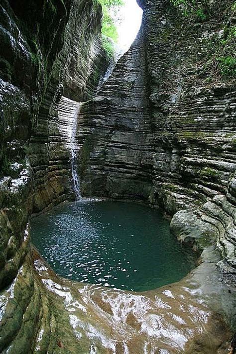 Natural Pool In Papingos Zagorochoria Epirus Greece