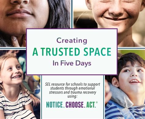 Creating A Trusted Space In Five Days Full Curriculum Lesson Plan