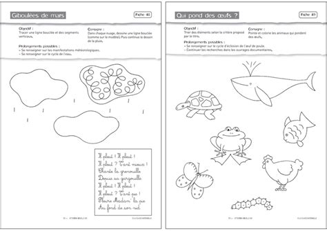 Il prépare progressivement l'élève : Exercice Petite Section A Imprimer : Fiches Scolaires ...