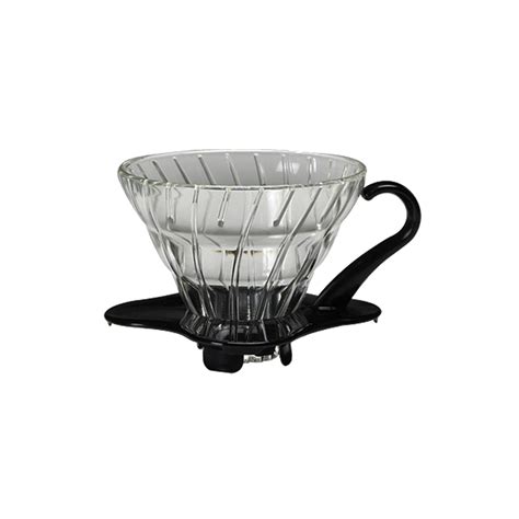 Drip coffee for filter cup holder shelf geometry coffee dripper stand v60 drg2c5. Hario V60 Glass Coffee Dripper Black 01 VDG-01B