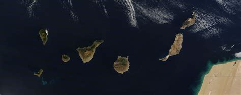 Canary Islands Map And Satellite Image