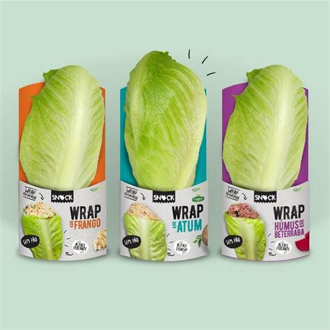 Fresh And Convenient Packaging For Snocks Lettuce Wrap
