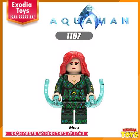 Xếp Hình Minifigure Nhân Vật Siêu Anh Hùng Aquaman Đế Vương Atlantis